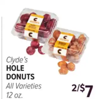 Cermak Fresh Market Clyde's HOLE DONUTS offer