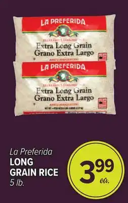 Cermak Fresh Market La Preferida LONG GRAIN RICE offer