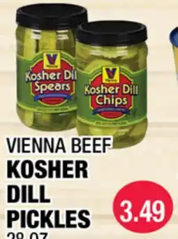 Carnicerias Jimenez VIENNA BEEF KOSHER DILL PICKLES offer