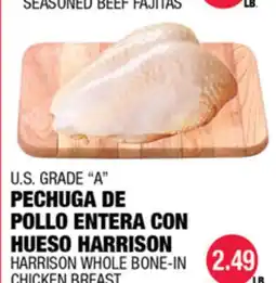 Carnicerias Jimenez HARRISON WHOLE BONE-IN CHICKEN BREAST offer
