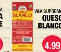 Carnicerias Jimenez V&V SUPREMO QUESO BLANCO offer