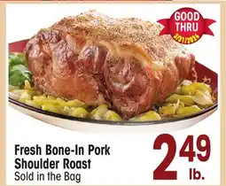 Jewel-Osco Fresh Bone-In Pork Shoulder Roast offer