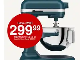 Target KitchenAid 5.5-qt bowl mixer offer