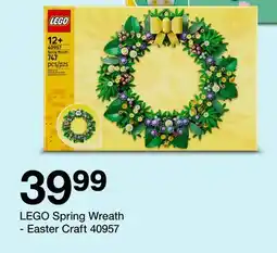 Target LEGO Spring Wreath - Easter Craft 40957 offer