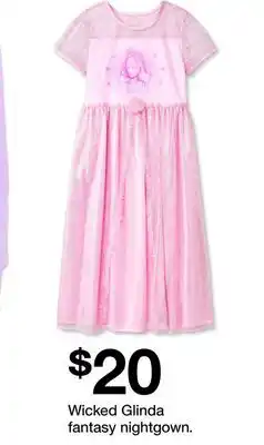 Target Wicked Glinda fantasy nightgown offer