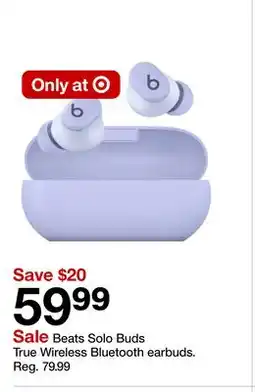 Target Beats Solo Buds True Wireless Bluetooth earbuds offer