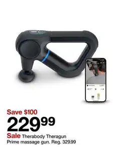 Target Therabody Theragun Prime massage gun offer