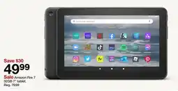 Target Amazon Fire 7 32GB 7 tablet offer