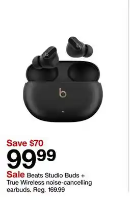 Target Beats Studio Buds + True Wireless noise-cancelling earbuds offer
