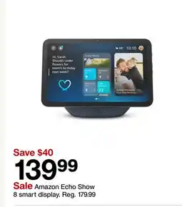 Target Amazon Echo Show 8 smart display offer