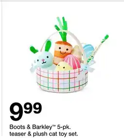 Target Boots & Barkley 5-pk. teaser & plush cat toy set offer