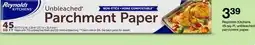 Target Reynolds Kitchens 45-sq.-ft. unbleached parchment paper offer