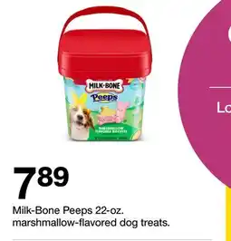 Target Milk-Bone Peeps 22-oz. marshmallow-flavored dog treats offer