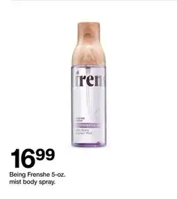 Target Being Frenshe 5-oz. mist body spray offer