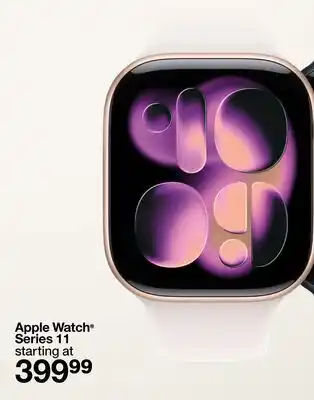 Target Apple Watch Series 11 offer