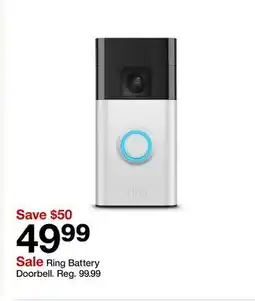 Target Ring Battery Doorbell offer
