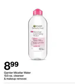 Target Garnier Micellar Water 13.5-oz. cleanser & makeup remover offer