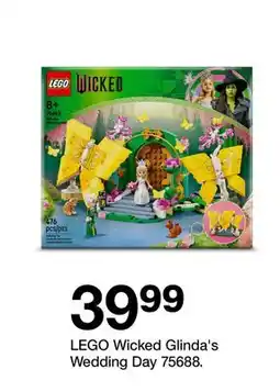Target LEGO Wicked Glinda's Wedding Day 75688 offer