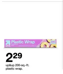 Target up&up 200-sq.-ft plastic wrap offer