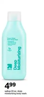 Target up & up 22 - oz. deep moisturizing body wash offer