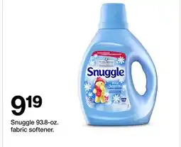 Target Snuggle 93.8-oz. fabric softener offer