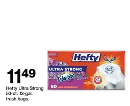 Target Hefty Ultra Strong 50-ct. 13-gal. trash bags offer