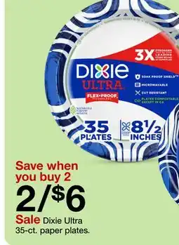 Target Dixie Ultra 35-ct. paper plates offer