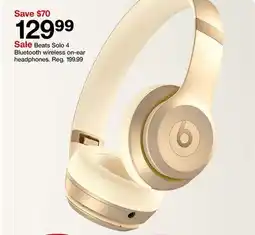 Target Beats Solo 4 Bluetooth wireless on-ear headphones offer