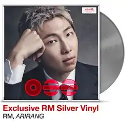 Target Exclusive RM Silver Vinyl offer