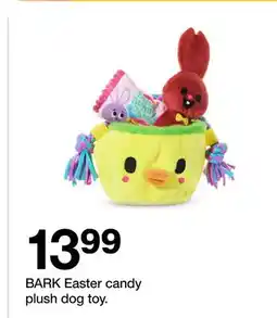 Target BARK Easter candy plush dog toy offer