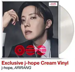 Target Exclusive j-hope Cream Vinyl offer