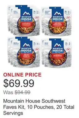 Costco Mountain House Southwest Faves Kit, 10 Pouches, 20 Total Servings offer