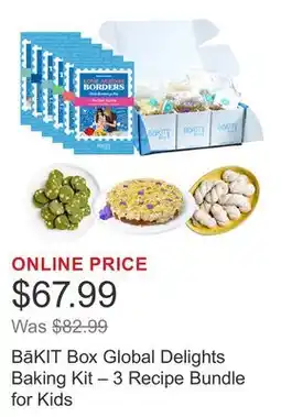 Costco BāKIT Box Global Delights Baking Kit – 3 Recipe Bundle for Kids offer
