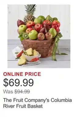 Costco The Fruit Company's Columbia River Fruit Basket offer