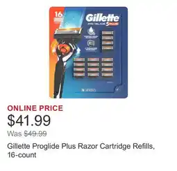 Costco Gillette Proglide Plus Razor Cartridge Refills, 16-count offer