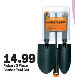 Meijer Fiskars 3 Piece Garden Tool Set offer
