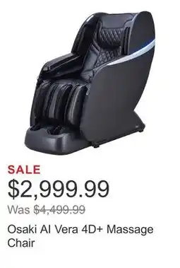 Costco Osaki AI Vera 4D+ Massage Chair offer