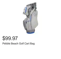 Costco Pebble Beach Golf Cart Bag offer