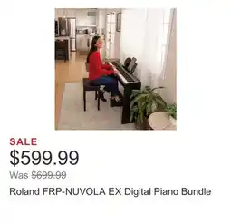 Costco Roland FRP-NUVOLA EX Digital Piano Bundle offer