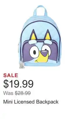 Costco Mini Licensed Backpack offer