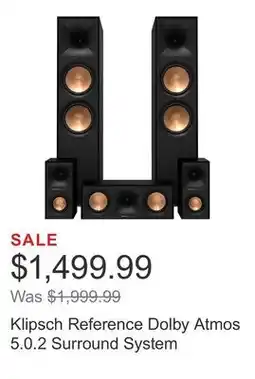 Costco Klipsch Reference Dolby Atmos 5.0.2 Surround System offer