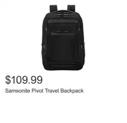 Costco Samsonite Pivot Travel Backpack offer