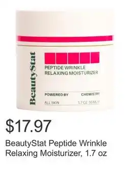 Costco BeautyStat Peptide Wrinkle Relaxing Moisturizer, 1.7 oz offer