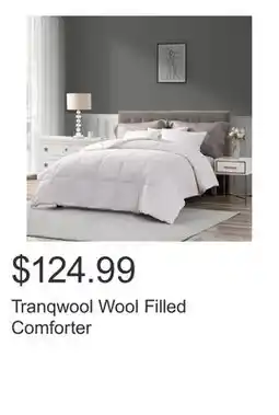 Costco Tranqwool Wool Filled Comforter offer