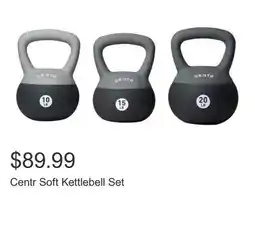 Costco Centr Soft Kettlebell Set offer