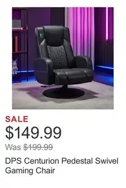 Costco DPS Centurion Pedestal Swivel Gaming Chair offer