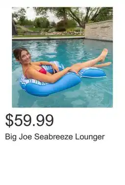 Costco Big Joe Seabreeze Lounger offer
