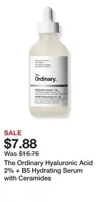 Ulta Beauty The Ordinary Hyaluronic Acid 2% + B5 Hydrating Serum with Ceramides offer