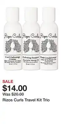 Ulta Beauty Rizos Curls Travel Kit Trio offer