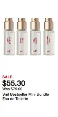 Ulta Beauty Snif Bestseller Mini Bundle Eau de Toilette offer